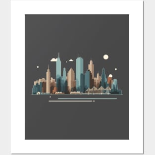 Chicago Skyline Posters and Art